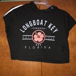 Crop top longboat key Florida shirt